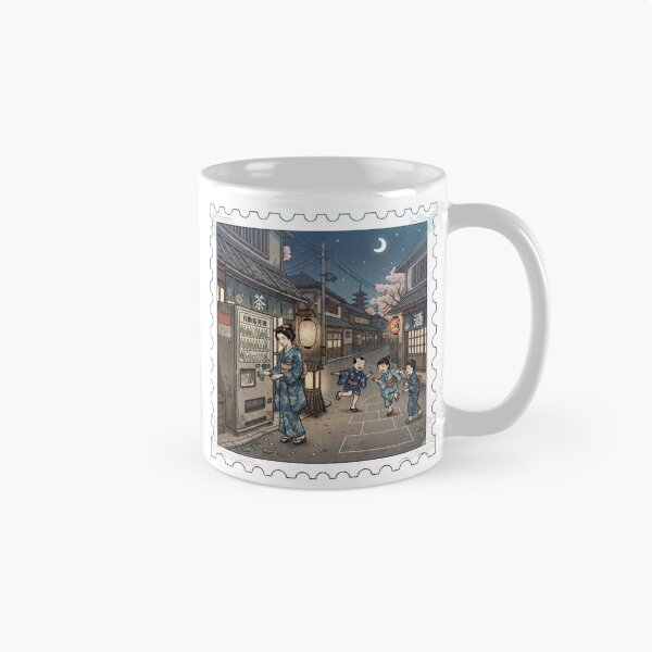 Item preview, Ukiyo-e of a Beauty and Vending Machine on a Street Corner designed and sold by Cocotaka5.