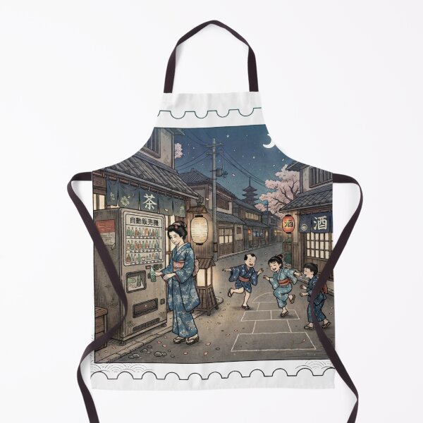 Item preview, Ukiyo-e of a Beauty and Vending Machine on a Street Corner designed and sold by Cocotaka5.