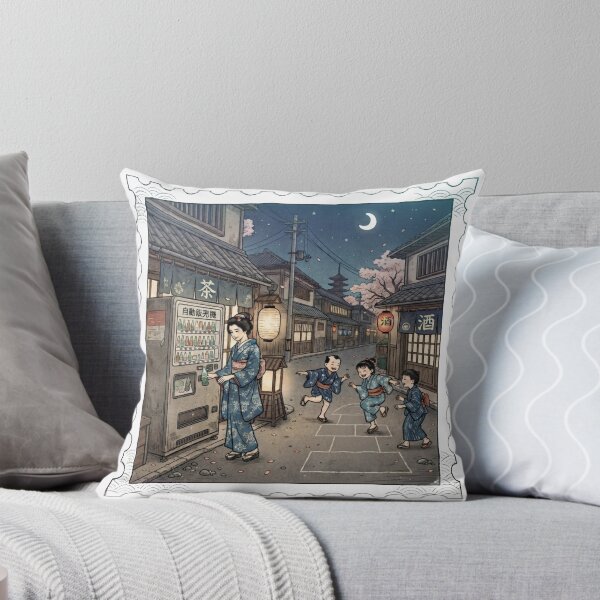 Item preview, Ukiyo-e of a Beauty and Vending Machine on a Street Corner designed and sold by Cocotaka5.