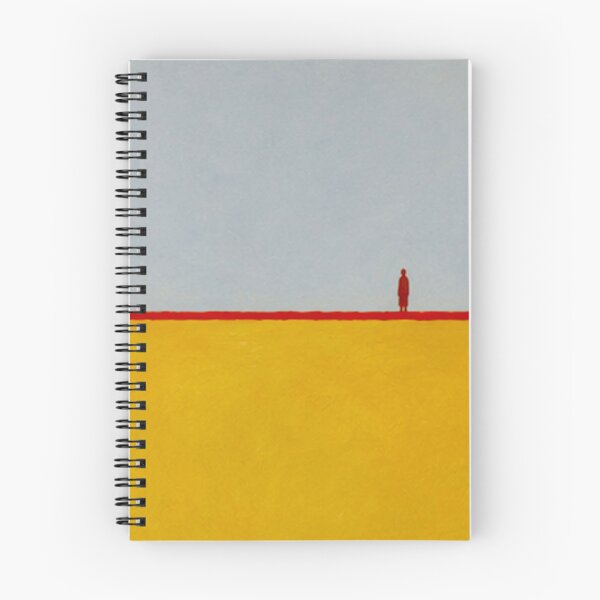 Item preview, "Red Horizon" – Minimalist Yellow Landscape Art designed and sold by Moodzu.