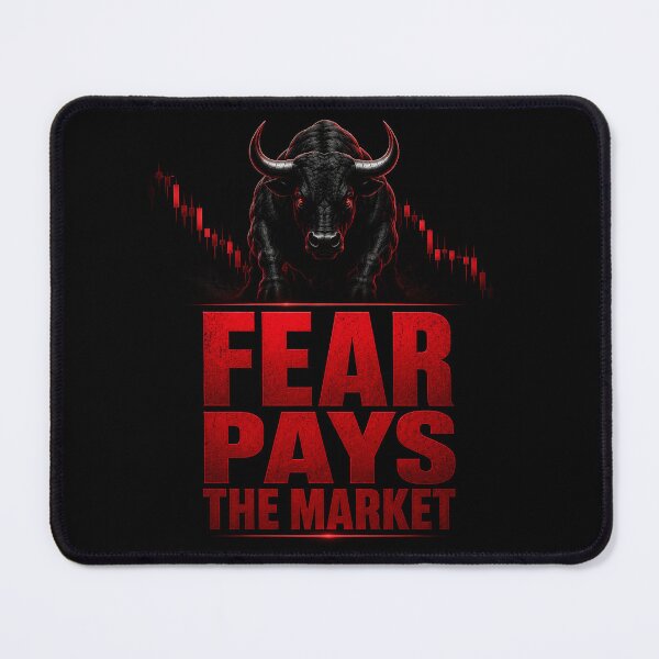 Item preview, Fear Pays the Market Trading Quote designed and sold by PipForgeStudio .
