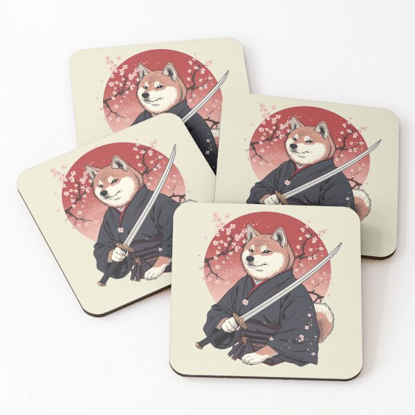 Item preview, Shiba Inu Samurai designed and sold by Interdit.