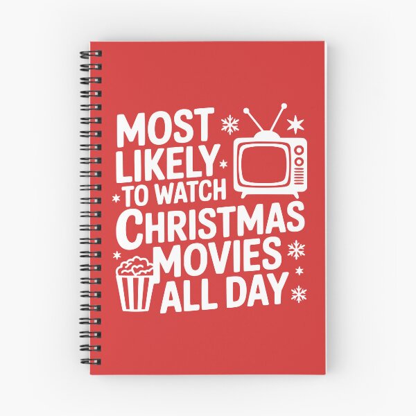 Item preview, Most Likely To Watch Christmas Movies All Day designed and sold by theartfulaspie.