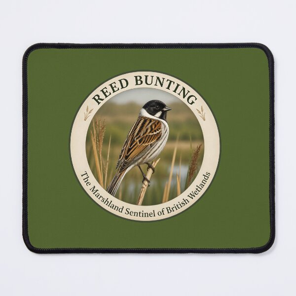 Item preview, REED BUNTING – The Marshland Sentinel of British Wetlands designed and sold by The Digital Compass.