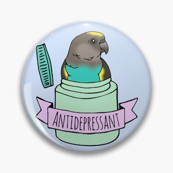Item preview, Antidepressant Meyer's parrot designed and sold by FandomizedRose.