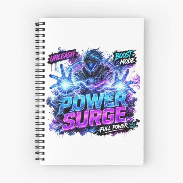 Item preview, POWER SURGE Gaming Sticker – Neon Cyber Gamer Energy Esports Design designed and sold by Stylestickers55.