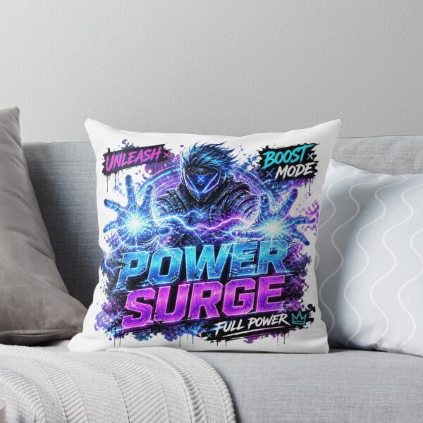 Item preview, POWER SURGE Gaming Sticker – Neon Cyber Gamer Energy Esports Design designed and sold by Stylestickers55.