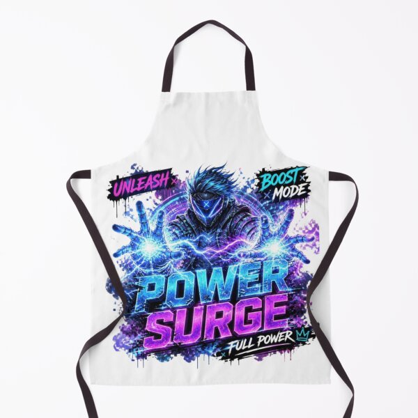 Item preview, POWER SURGE Gaming Sticker – Neon Cyber Gamer Energy Esports Design designed and sold by Stylestickers55.