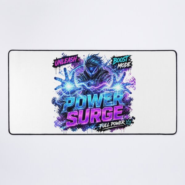 Item preview, POWER SURGE Gaming Sticker – Neon Cyber Gamer Energy Esports Design designed and sold by Stylestickers55.