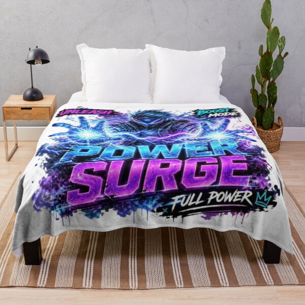 Item preview, POWER SURGE Gaming Sticker – Neon Cyber Gamer Energy Esports Design designed and sold by Stylestickers55.