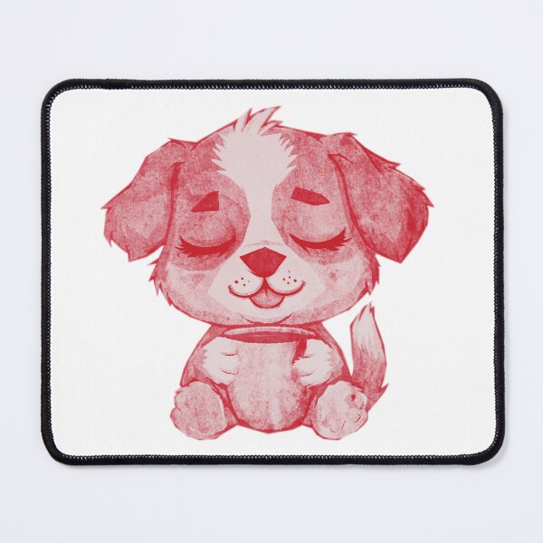 Item preview, Cute Sleepy Puppy Holding Mug designed and sold by kinpirks.
