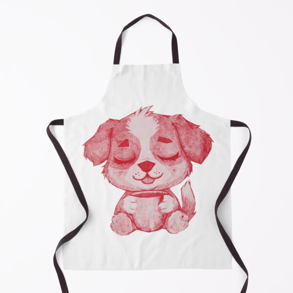 Item preview, Cute Sleepy Puppy Holding Mug designed and sold by kinpirks.