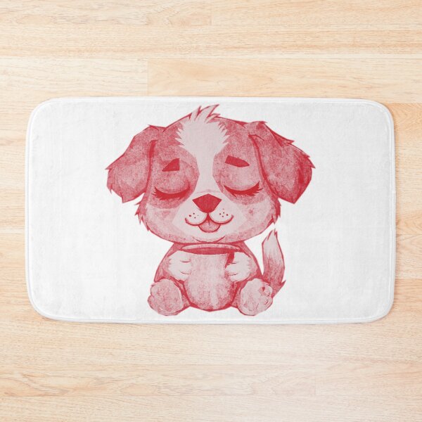 Item preview, Cute Sleepy Puppy Holding Mug designed and sold by kinpirks.