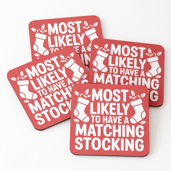 Item preview, Most Likely To Have a Matching Stocking designed and sold by theartfulaspie.