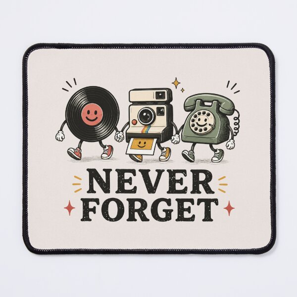 Item preview, Never Forget, Retro Vinyl Camera Phone, Nostalgic 90s, Funny Vintage, Instant Art designed and sold by Sprinkle12345.