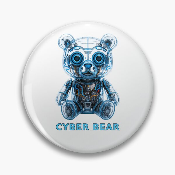 Item preview, Cyber Bear – Futuristic Robot Teddy designed and sold by trpa04.