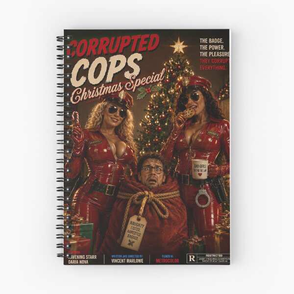 Item preview, Corrupted Cops – Christmas Special | Retro Poster designed and sold by obstinator.
