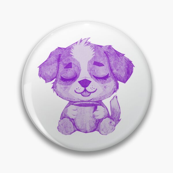 Item preview, Cute Sleepy Puppy Holding Mug designed and sold by kinpirks.