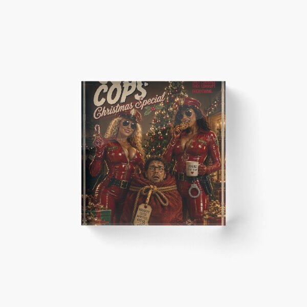 Item preview, Corrupted Cops – Christmas Special | Retro Poster designed and sold by obstinator.