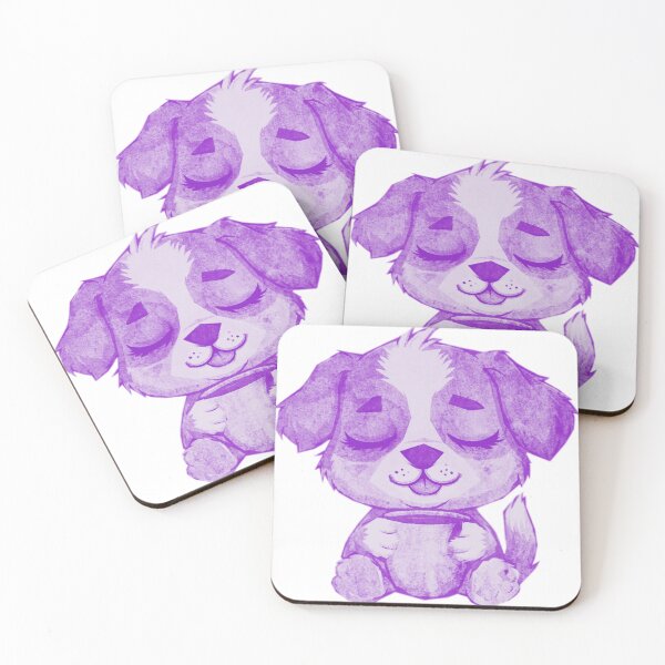 Item preview, Cute Sleepy Puppy Holding Mug designed and sold by kinpirks.