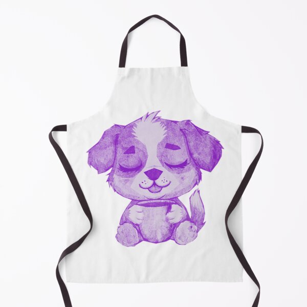 Item preview, Cute Sleepy Puppy Holding Mug designed and sold by kinpirks.