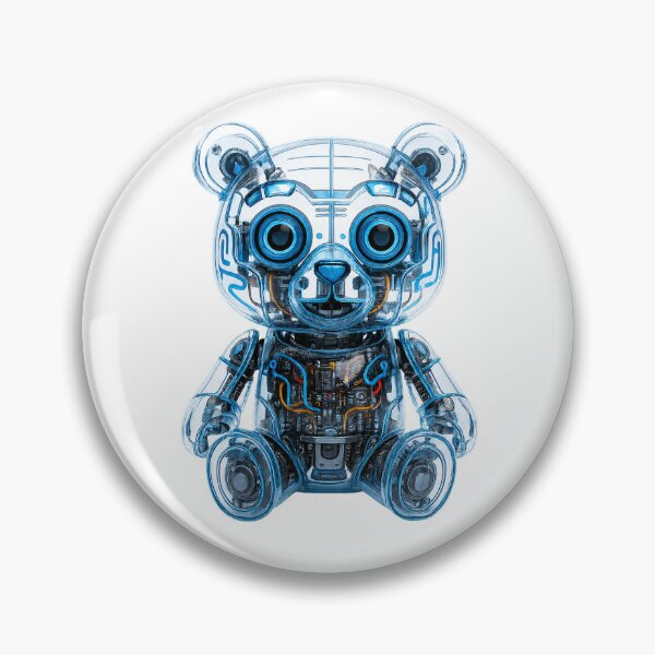 Item preview, Cyber Bear – Futuristic Robot Teddy designed and sold by trpa04.