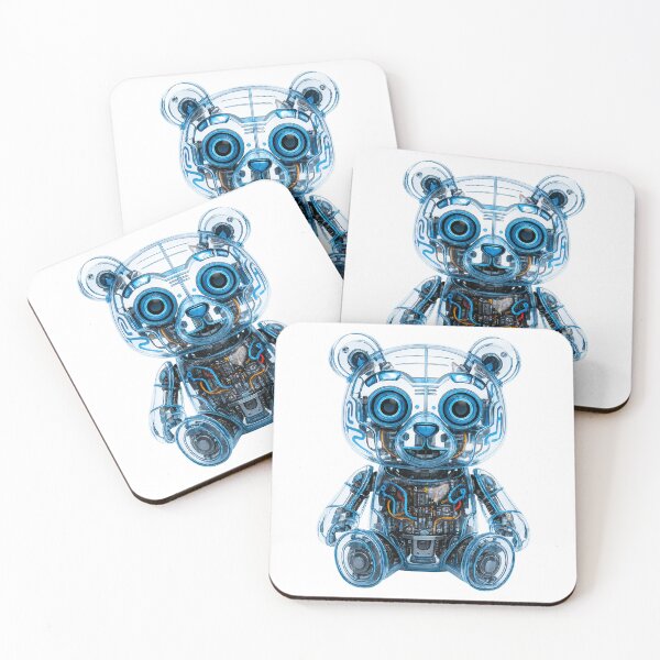 Item preview, Cyber Bear – Futuristic Robot Teddy designed and sold by trpa04.