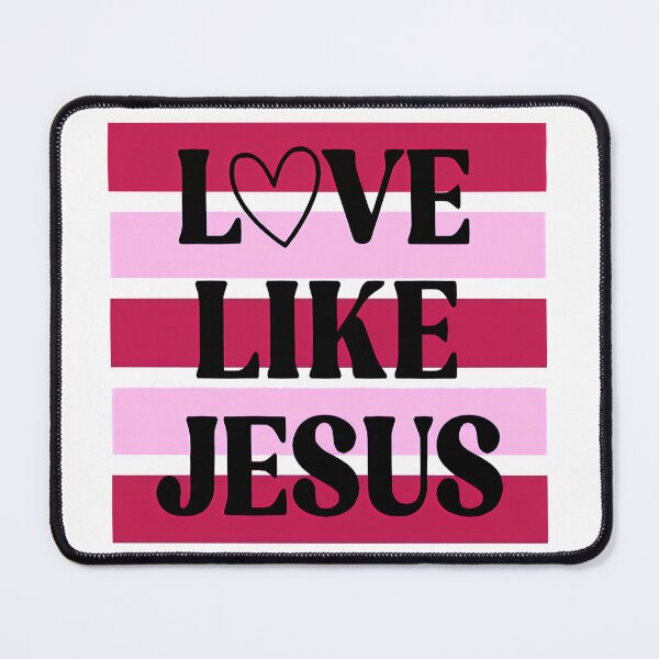 Item preview, Love Like Jesus | Christian Striped Design designed and sold by WonderWaresGifts.