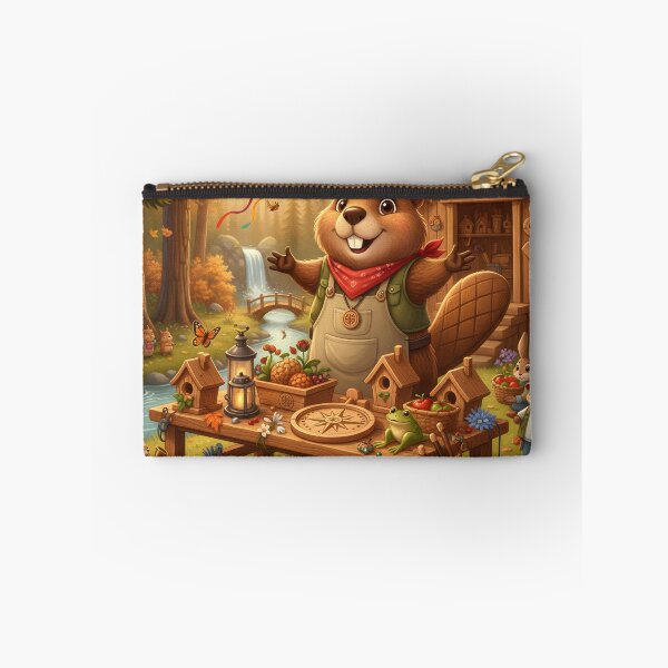 Item preview, Happy Beaver Adventures – Grand Workshop Celebration designed and sold by Clothes With Smiling Animals Walt Gral.