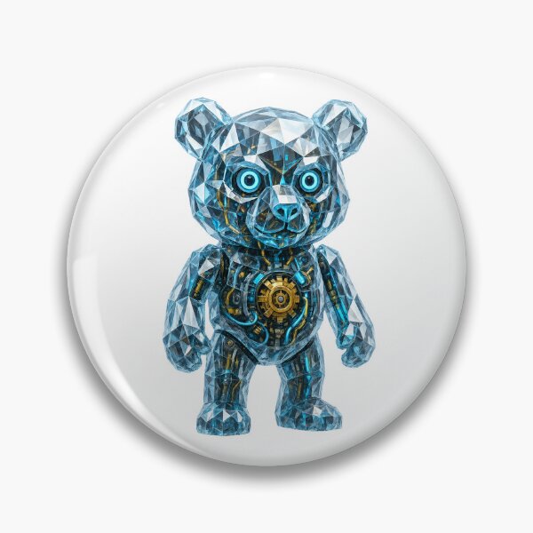 Item preview, Crystal Core – Futuristic Robot Bear designed and sold by trpa04.