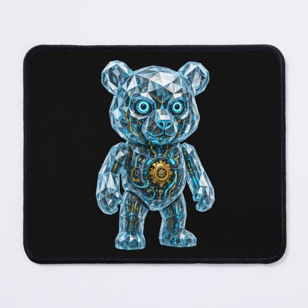 Item preview, Crystal Core – Futuristic Robot Bear designed and sold by trpa04.