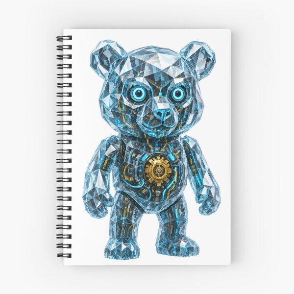 Item preview, Crystal Core – Futuristic Robot Bear designed and sold by trpa04.