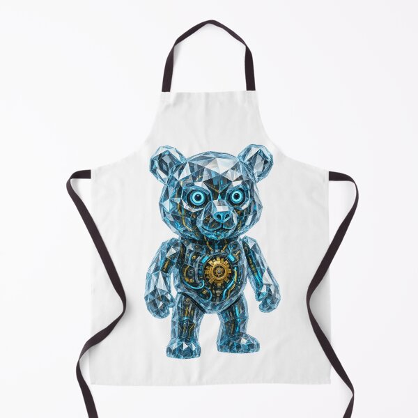 Item preview, Crystal Core – Futuristic Robot Bear designed and sold by trpa04.