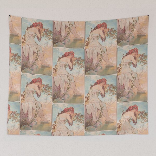 Item preview, Summer Poppy Crown Woman by Water designed and sold by artofuniverse.