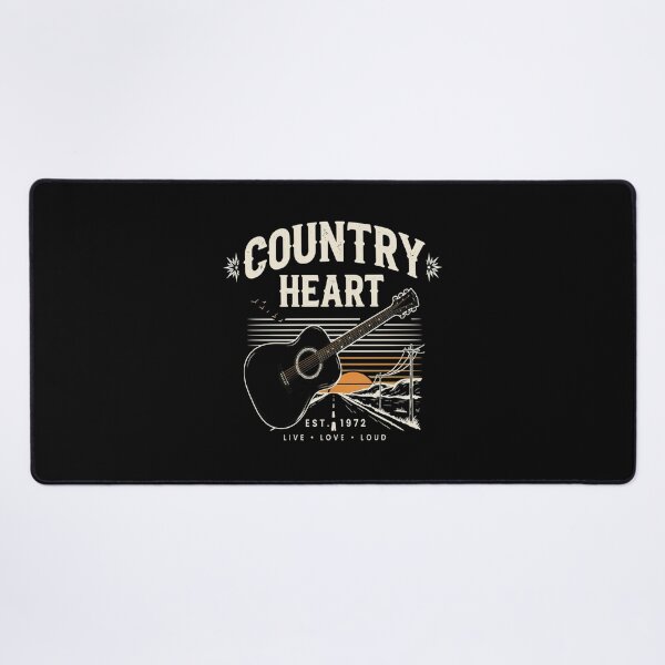 Item preview, Country Heart – Acoustic Guitar Sunset Live Love Loud Design designed and sold by Midnight Veil Designs.