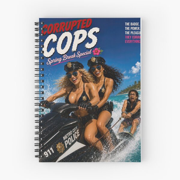 Item preview, Corrupted Cops – Spring Break Special | Retro Poster designed and sold by obstinator.