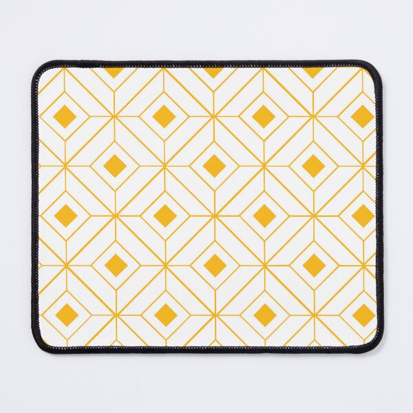 Item preview, Golden Diamond Lattice – Geometric Pattern Design designed and sold by BuckaBaby.