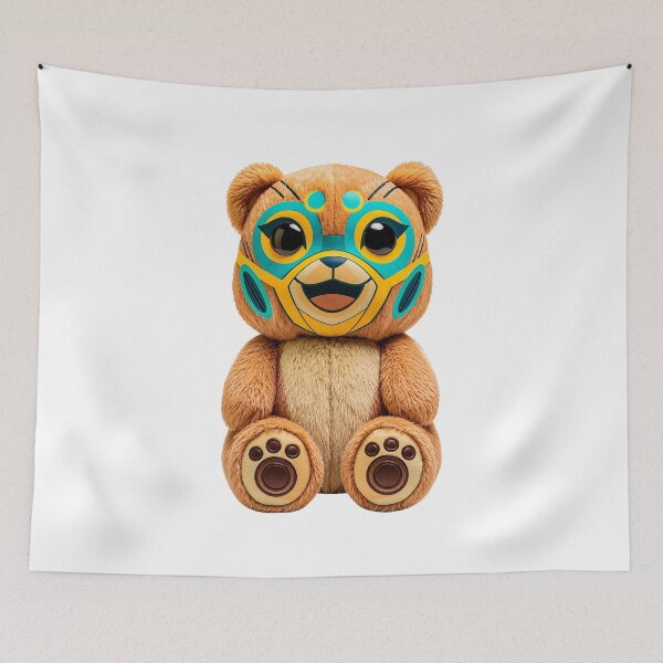 Item preview, Turbo Teddy – Futuristic Superhero Bear designed and sold by trpa04.
