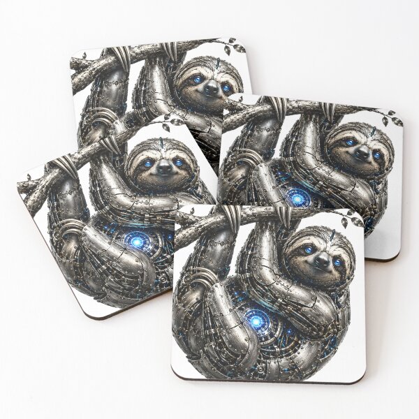 Item preview, Steel Sloth V5 – Mechanical Cyber Sloth | Industrial Metal Beast designed and sold by SteelCoat Studio.