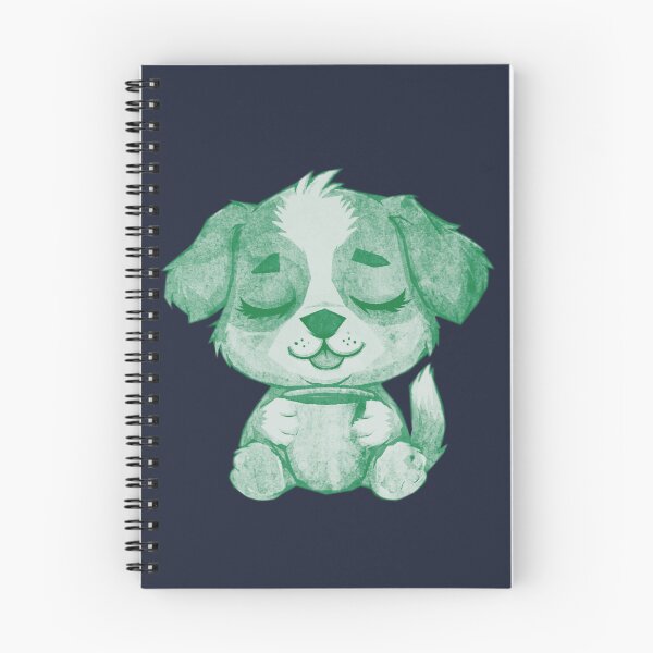 Item preview, Cute Sleepy Puppy Holding Mug designed and sold by kinpirks.