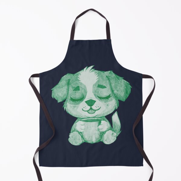 Item preview, Cute Sleepy Puppy Holding Mug designed and sold by kinpirks.