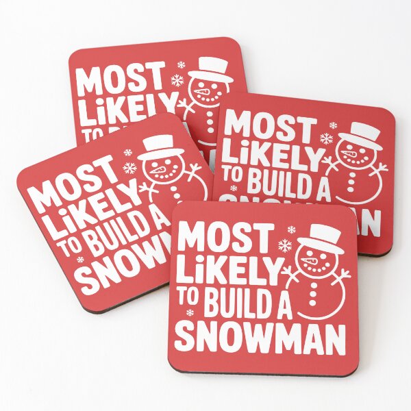 Item preview, Most Likely To Build a Snowman designed and sold by theartfulaspie.