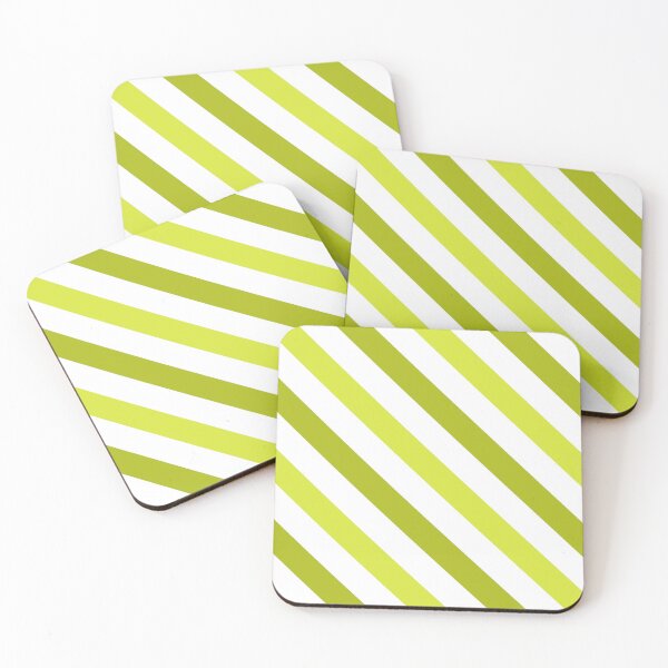 Item preview, Olive green diagonal striped pattern  designed and sold by Pattern Petals.