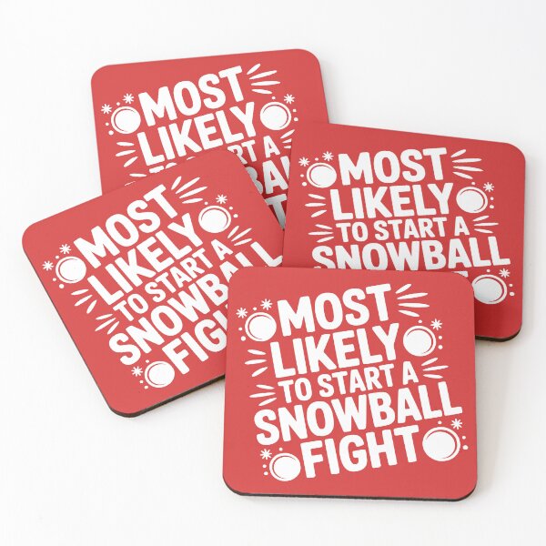 Item preview, Most Likely To Start a Snowball Fight designed and sold by theartfulaspie.