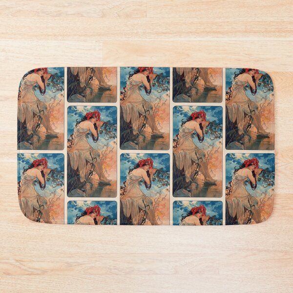 Item preview, Summer Woman with Red Poppies designed and sold by artofuniverse.