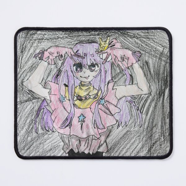 Item preview, Cute Purple Kawaii Anime Girl Drawing designed and sold by Artkonst.