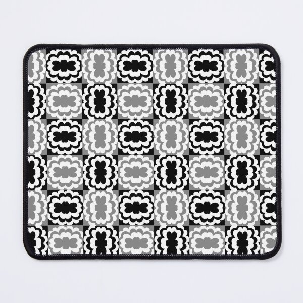 Item preview, Mono Retro Flower Checker designed and sold by CO10store.