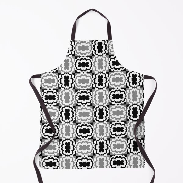 Item preview, Mono Retro Flower Checker designed and sold by CO10store.