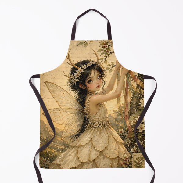 Item preview, White Dress Fairy in the Celtic Forest designed and sold by FaeCoreStudio.