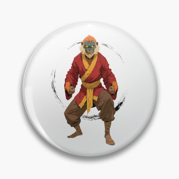 Item preview, Ember Monk – Mystical Monkey Warrior designed and sold by trpa04.